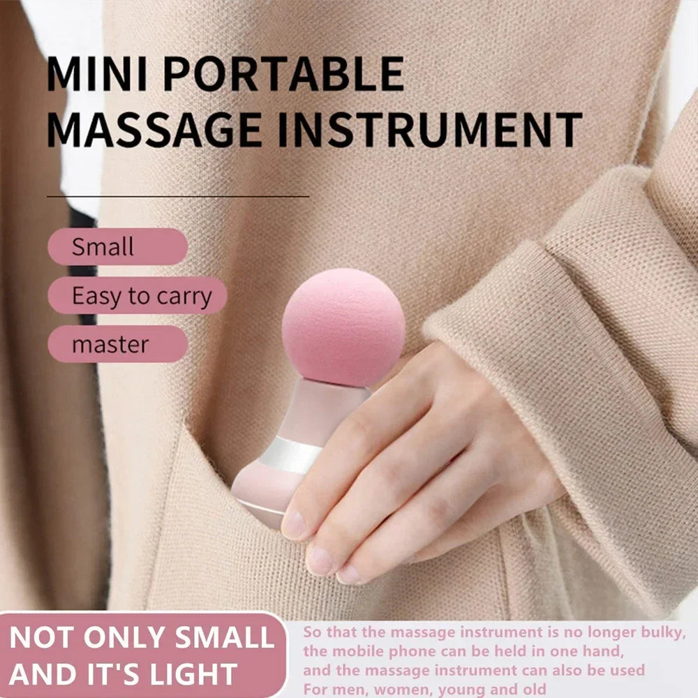 Mini Massageador Muscular para Alívio da Dor Pós-Treino