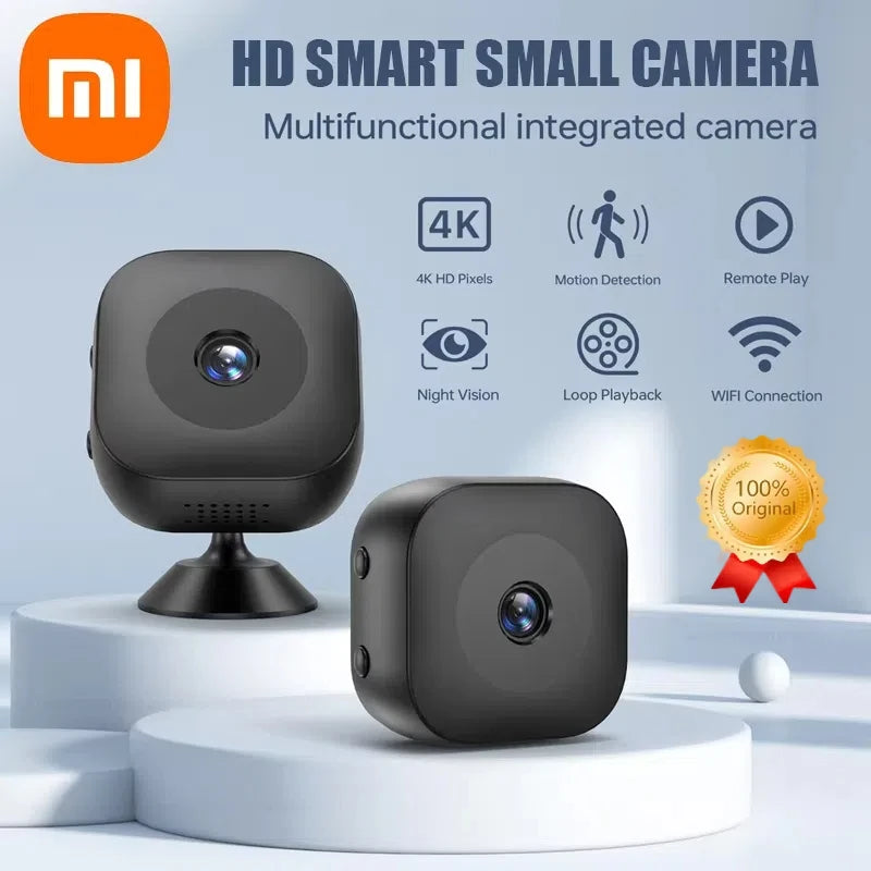 Mini Câmera de Segurança Wifi Xiaomi 4K com Visão Noturna