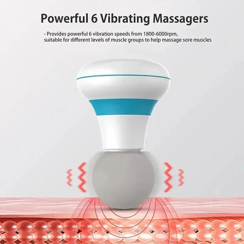 Mini Massageador Muscular para Alívio da Dor Pós-Treino