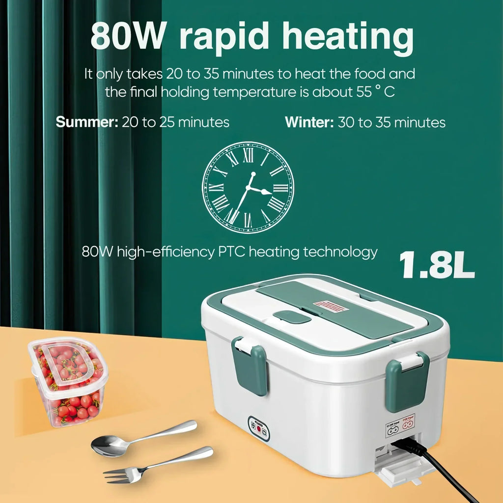 Marmita Elétrica 3 em 1 (1.8L): Aço Inox e Aquecimento Rápido