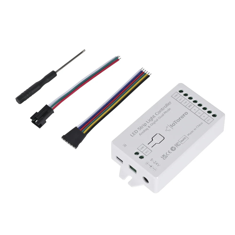 Controlador WLED IoTorero para Fitas LED RGBCCT e Endereçáveis (Home Assistant)
