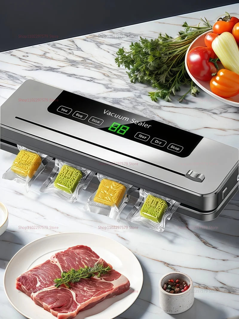 Seladora a Vácuo Profissional 30cm: Para Alimentos Secos e Úmidos