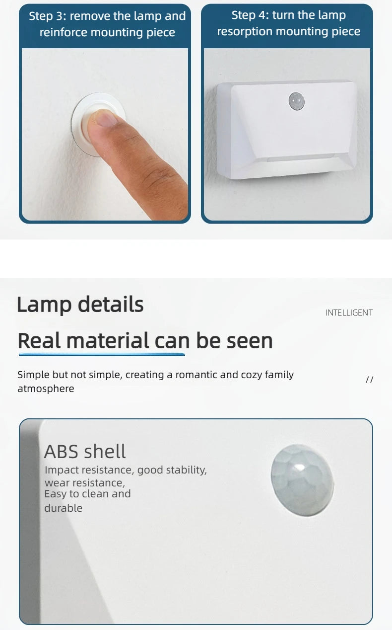 Luminária de Parede Inteligente com Sensor e Sincronização e Função Link
