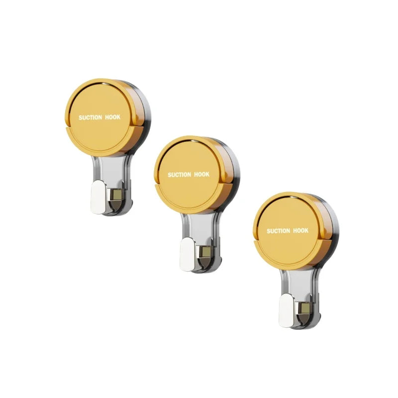 1-10 Unidades Gancho de Ventosa Reutilizável de Alta Pressão (Sem furos)