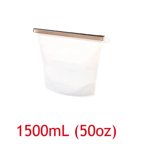 Saco Hermético de Silicone (1 Peça): Livre de BPA