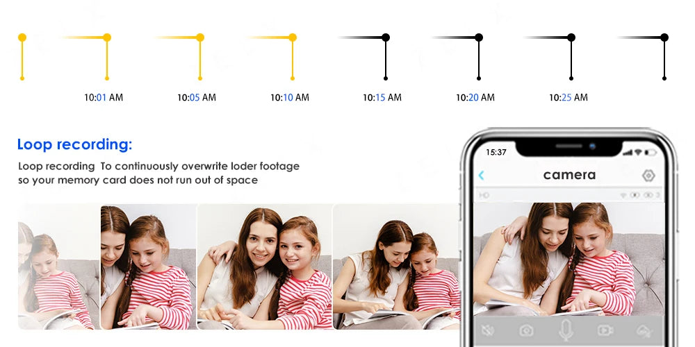 Câmera Externa Wifi Lente Dupla 8MP com Rastreamento à Prova d'Água com Visão Noturna