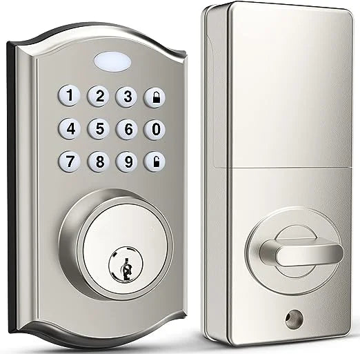 Fechadura Eletrônica Digital com Senha e Chave (Entrada Sem Chave)