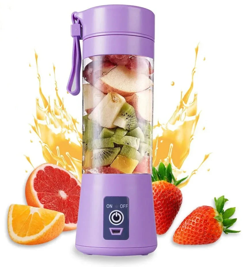 Copo Liquidificador Elétrico USB para Smoothies e Sucos (6 Lâminas)