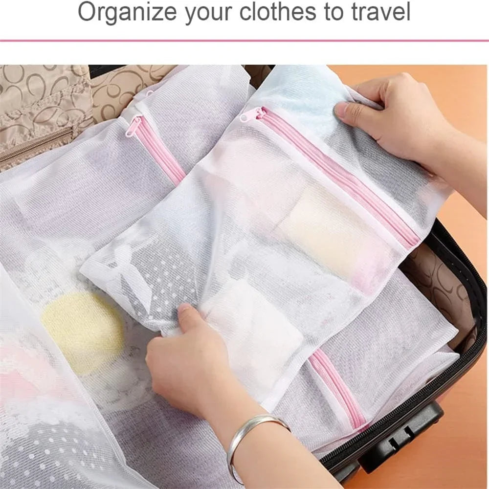 Saquinho Protetor para Lavar Lingerie, Sutiã e Roupas de Bebê