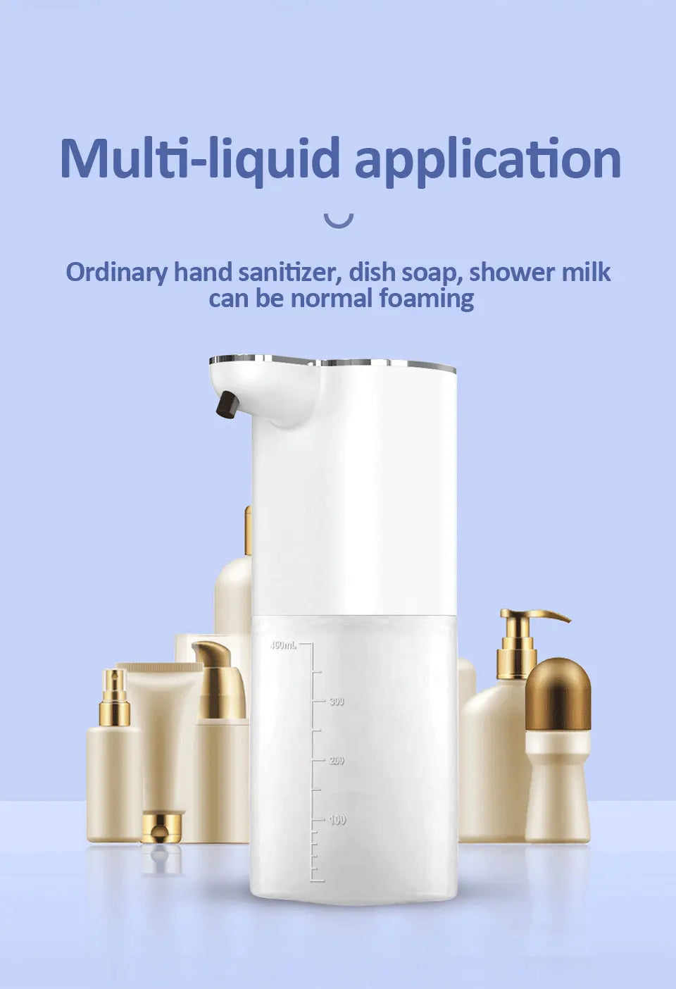 Controle Total da Espuma: Dispenser Automático com 4 Níveis e Sensor