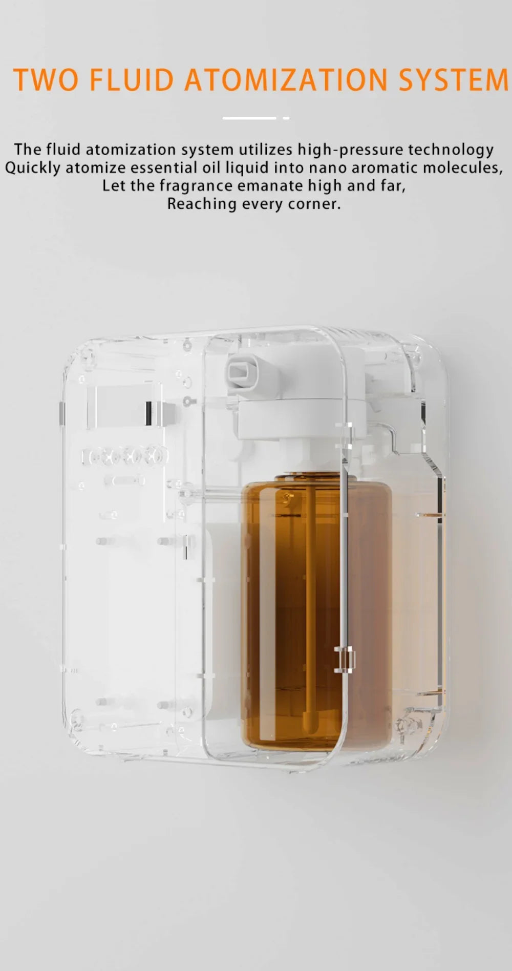 Difusor de Aromas Ultrassônico Inteligente 500ml (Controle via App)