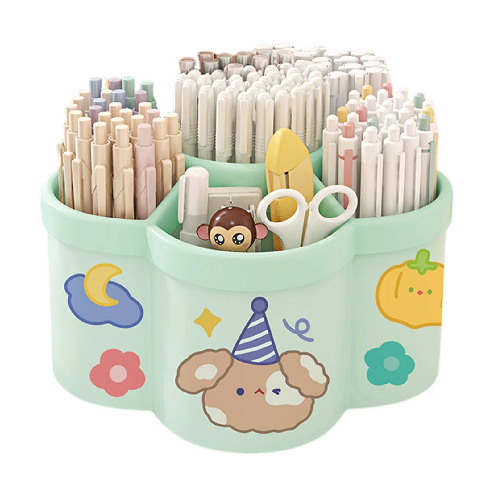 Porta Canetas Giratório 360º Organizador de Mesa e Pincéis