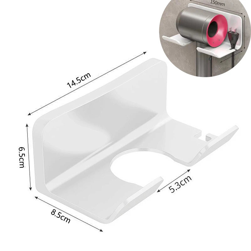 Organizador de Banheiro Multiuso para Secador, Pentes e Celular (Adesivo)
