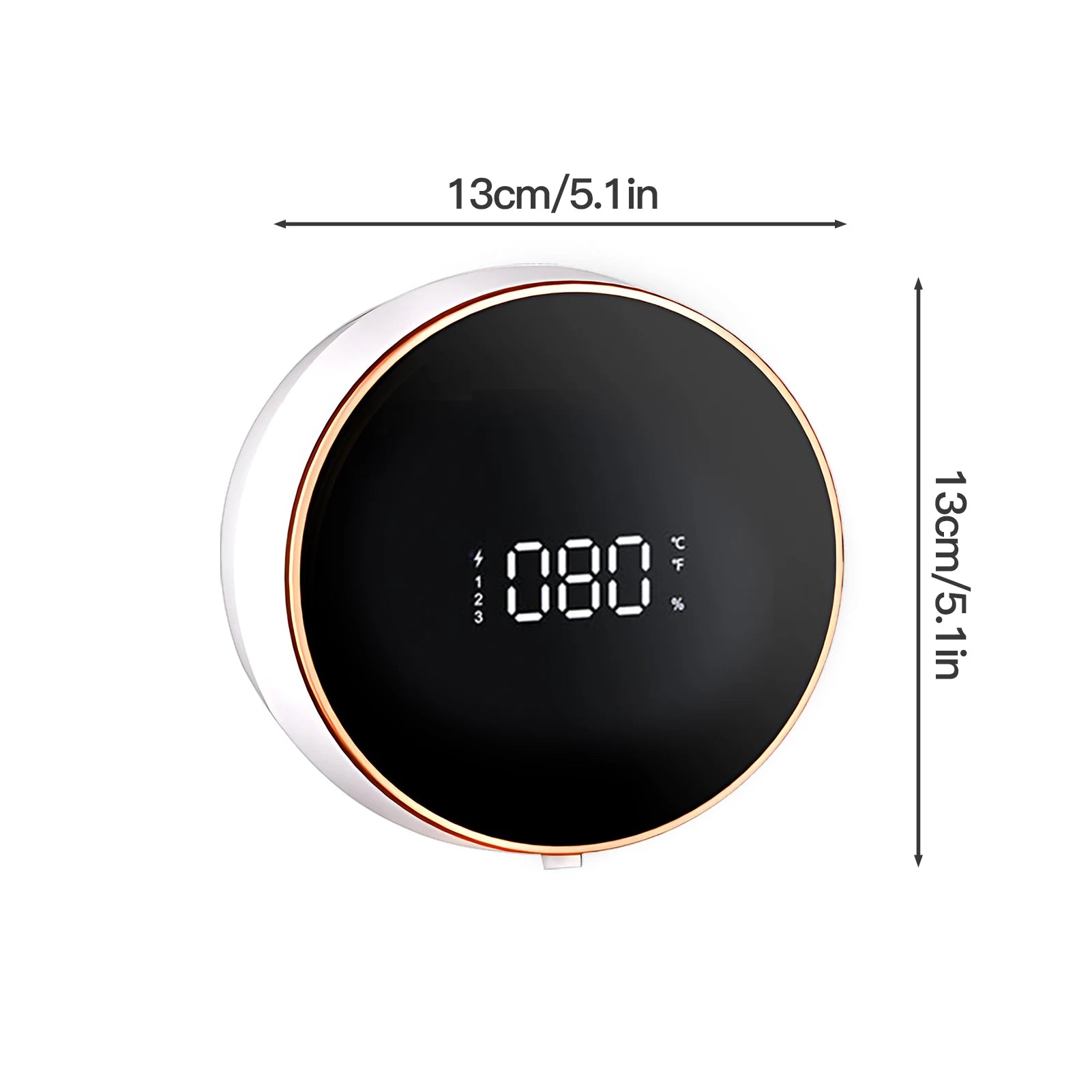 Dispenser Inteligente de Parede com Visor Digital e Sensor Automático
