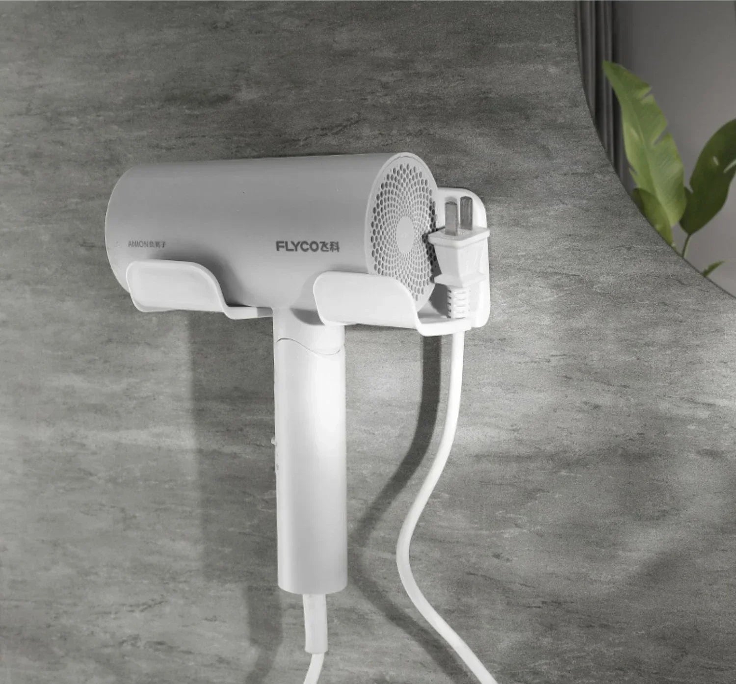 Organizador de Banheiro para Secador com Suporte para Fio (3 Cores)