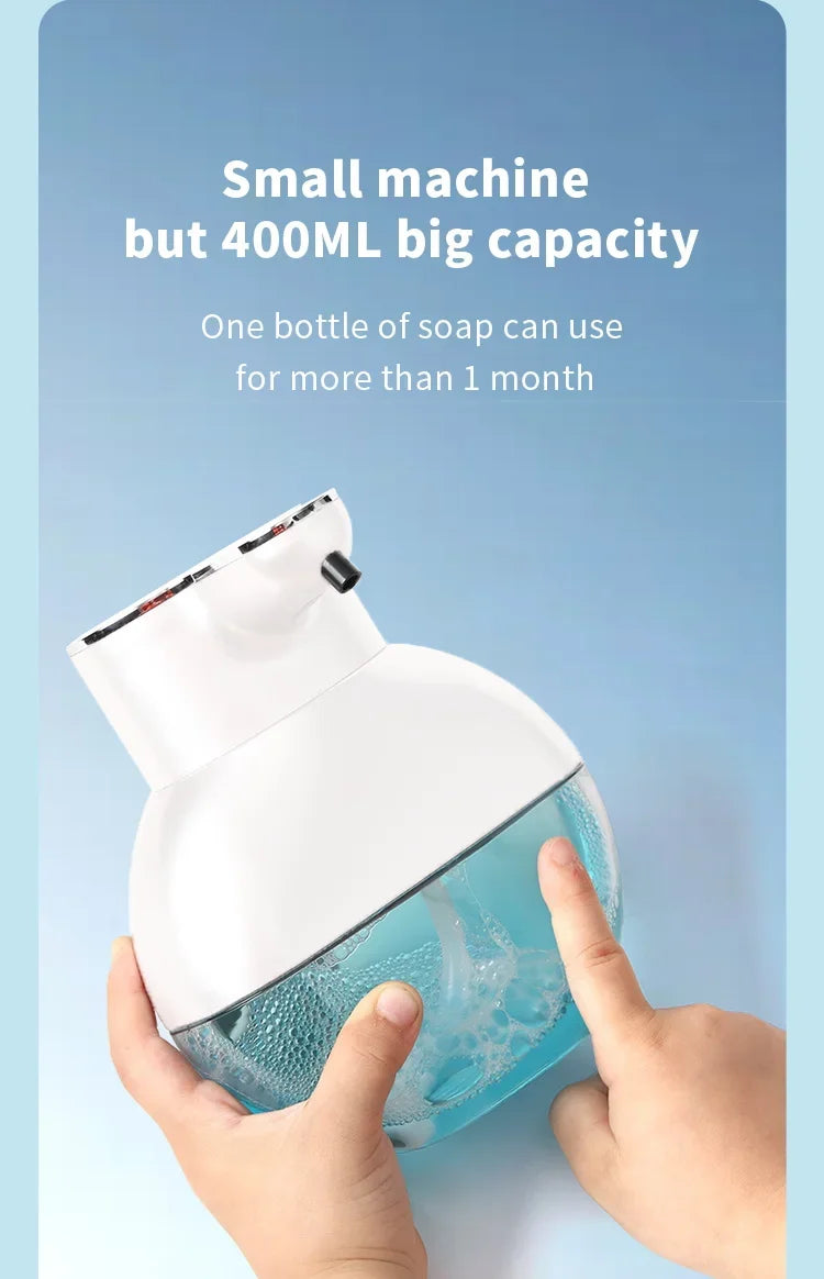 Dispenser Automático de Espuma ou Gel para Parede e Bancada 400ml