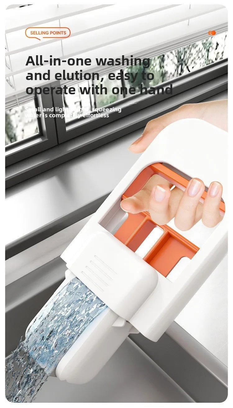 Mini Mop Portátil de Mão com Kit, Auto-Torção - Para Pias e Mesas