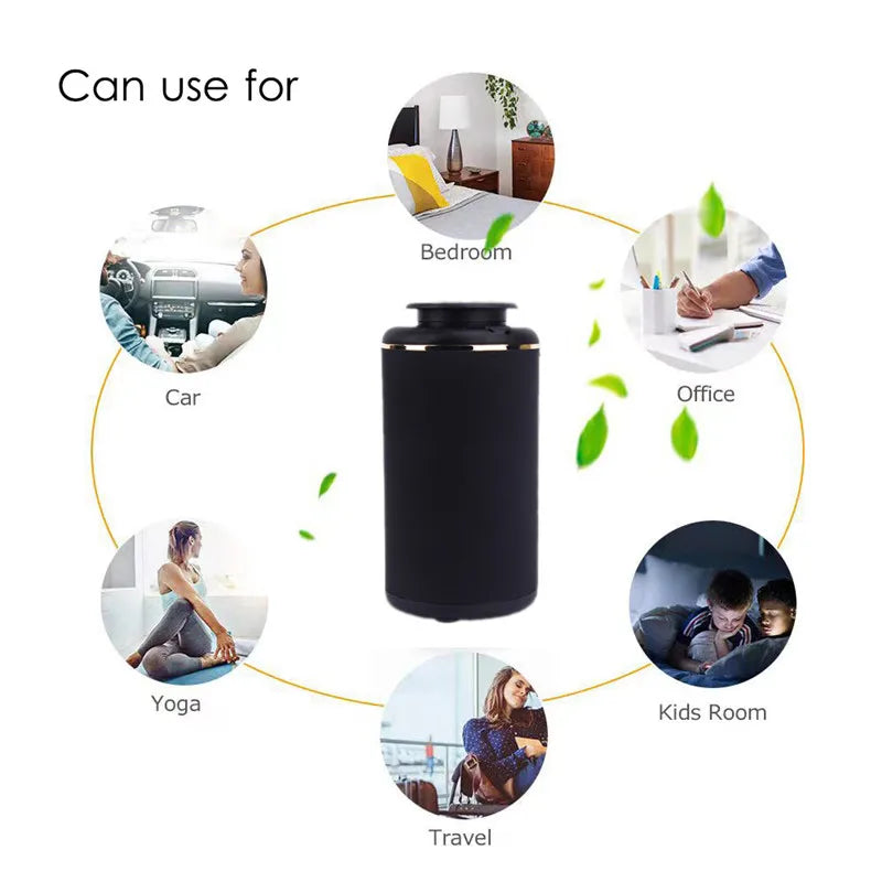 Mini Aromatizador USB para Carro e Ambientes Internos