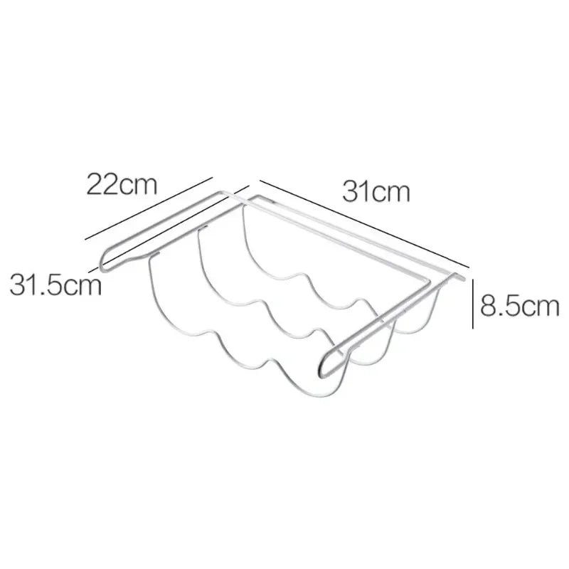 Organizador de Geladeira com Rolagem para Garrafas