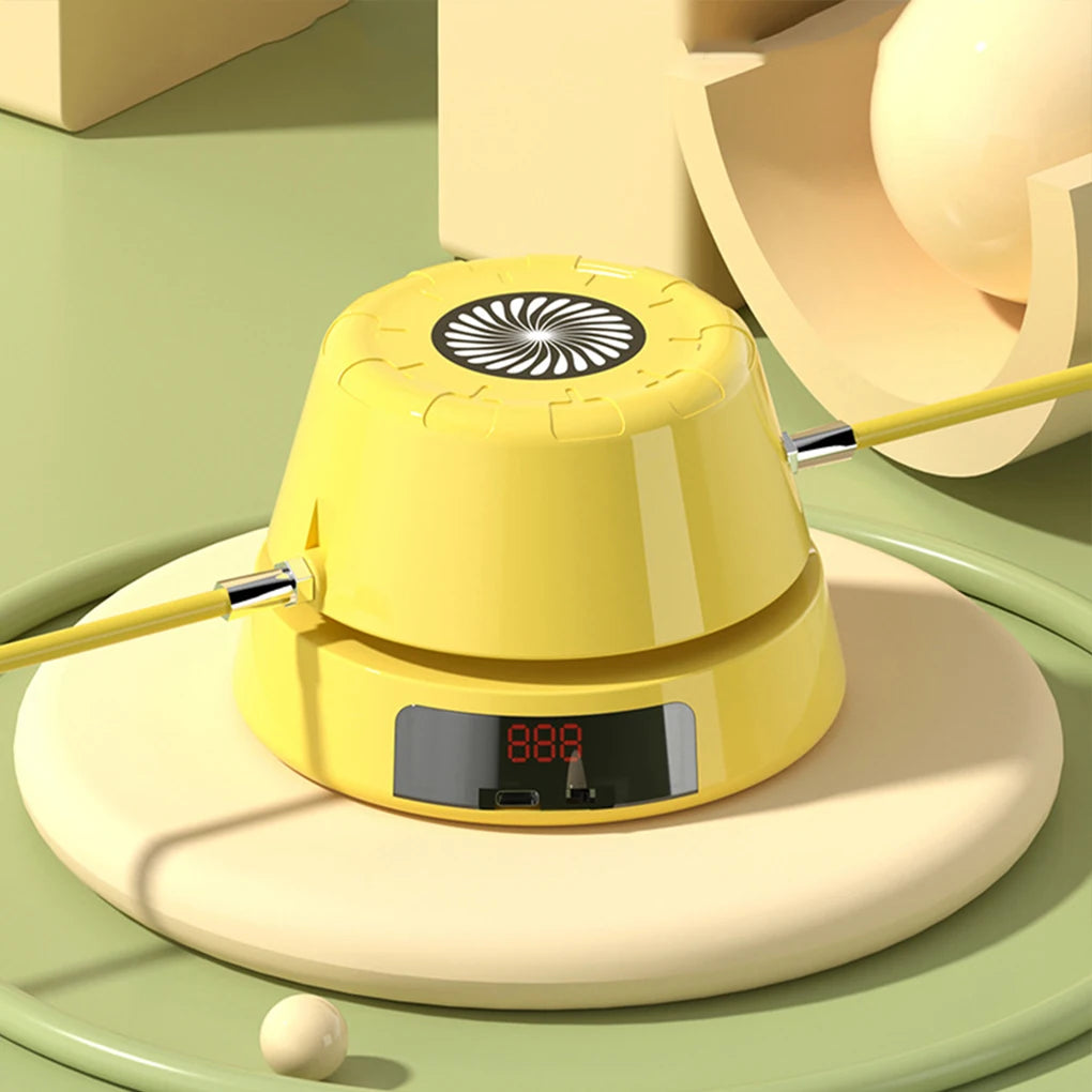 Máquina de Pular Corda Elétrica Automática com Controle Remoto