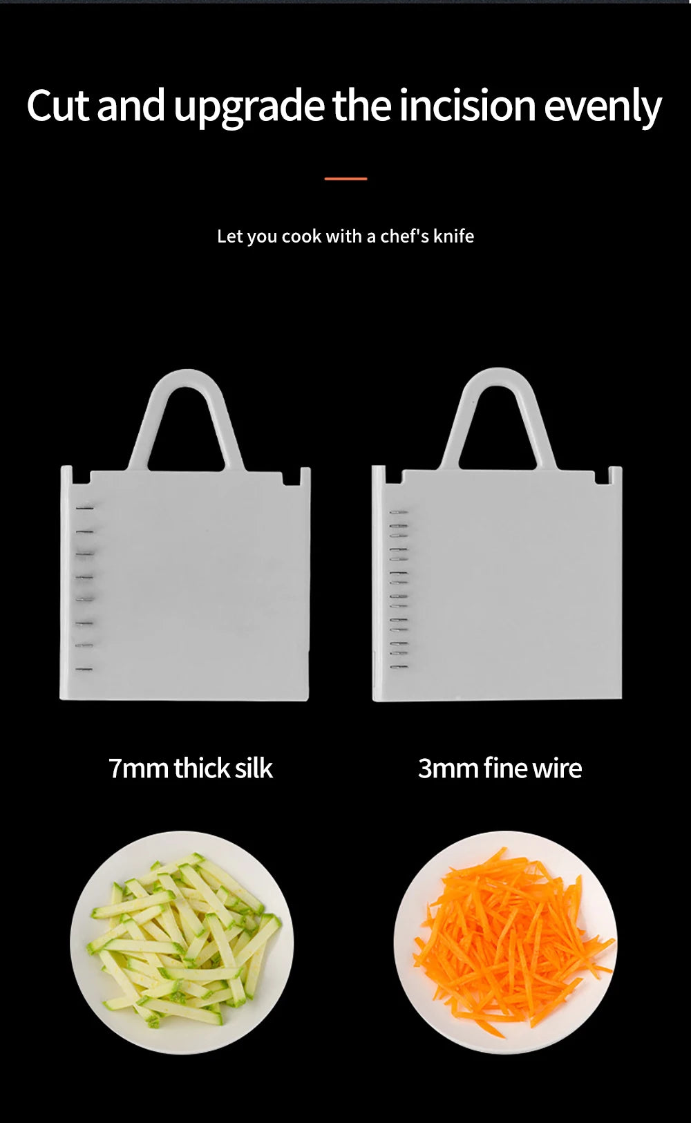 Fatiador Multifuncional: Cortador, Ralador e Picador (Aço Inox)