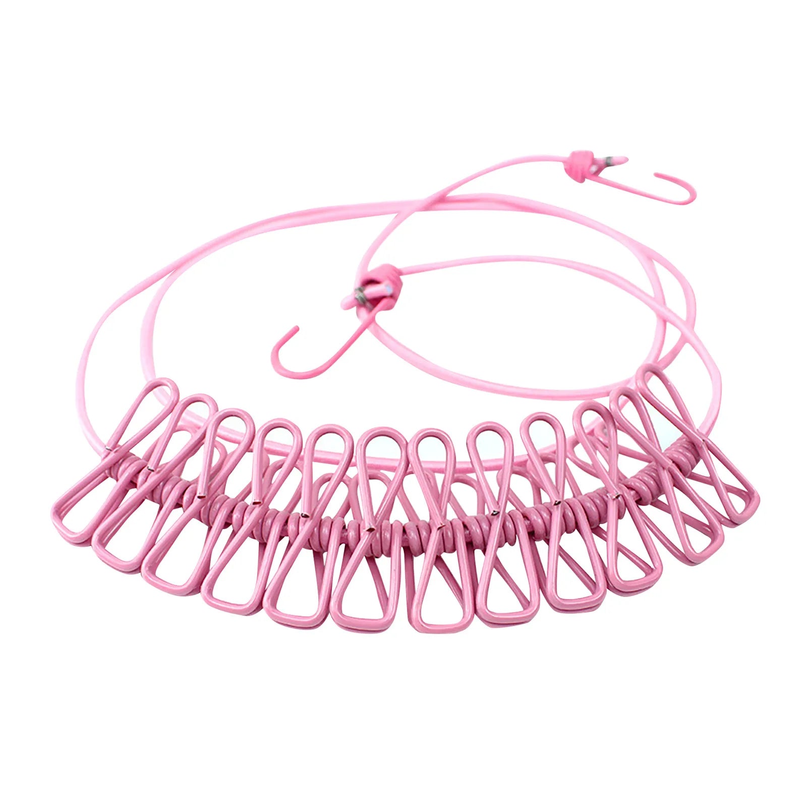 Varal de Viagem Retrátil (1.8m) com 12 Prendedores