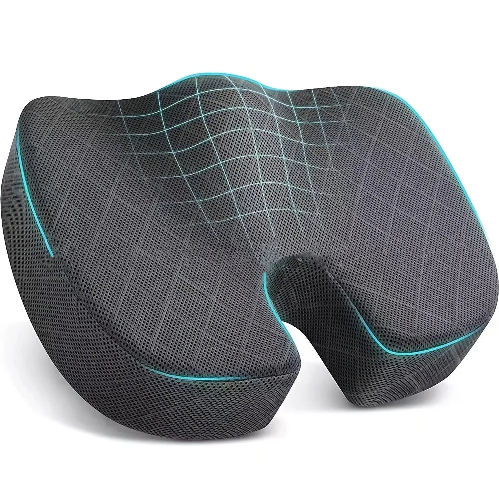 Almofada Ergonômica de Memory Foam para Conforto ao Sentar