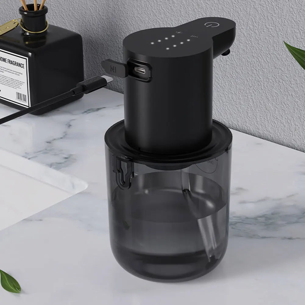 Dispenser Automático 400ml para Espuma ou Gel com 4 Níveis (USB)