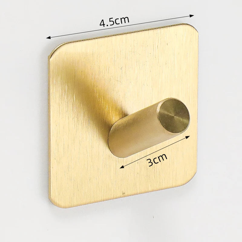 Gancho Adesivo de Aço Inox 304 à Prova d'Água (Alta Fixação)