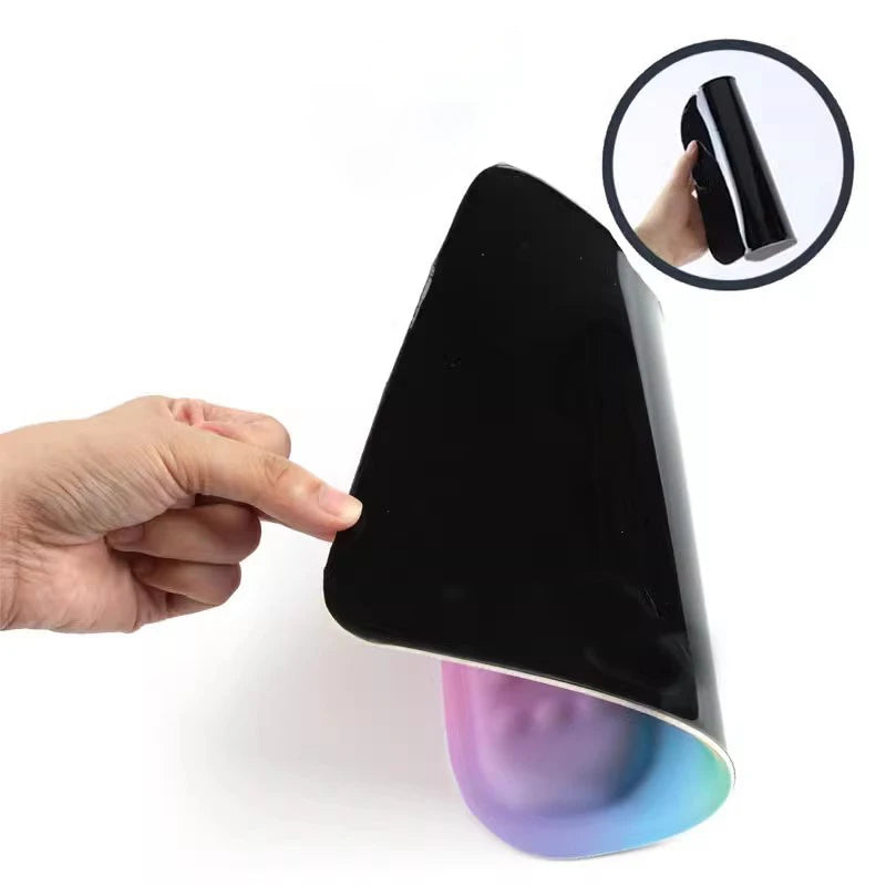 Kit Apoio de Pulso Ergonômico para Teclado e Mouse (Memory Foam)