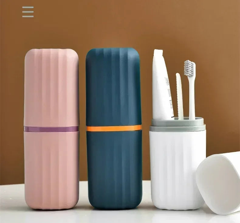 Estojo Porta Escova de Dente Portátil para Viagem e Negócios