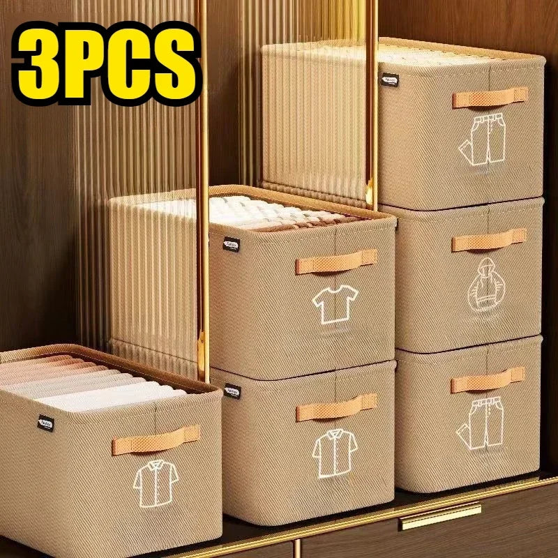 Kit Organizador de Gavetas Dobrável para Organizar Guarda-Roupa e Closet