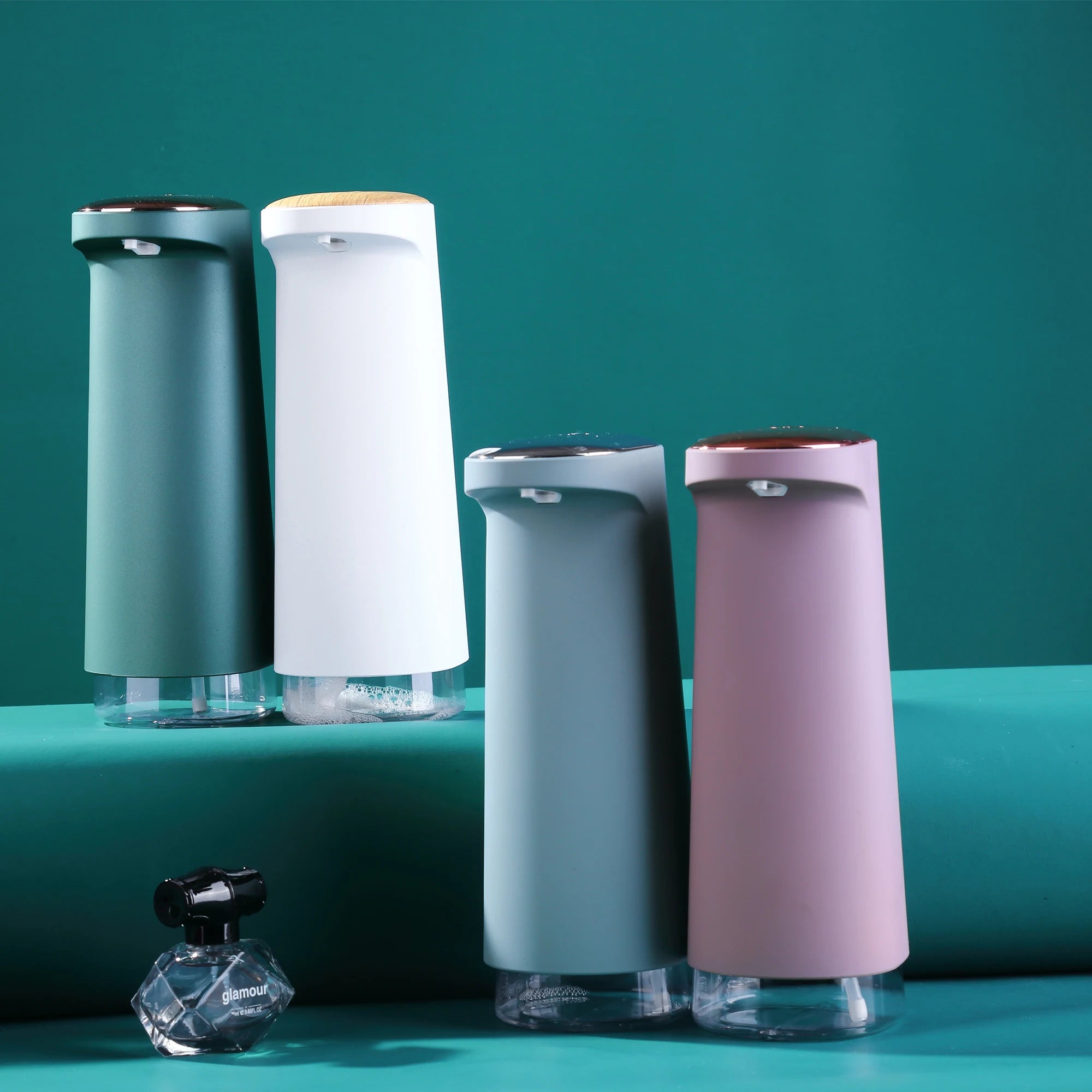 Dispenser de Sabonete Automático 450ml Recarregável USB para Banheiro