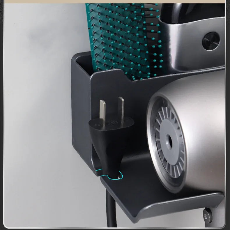 Organizador de Banheiro - Prateleira para Secador e Acessórios