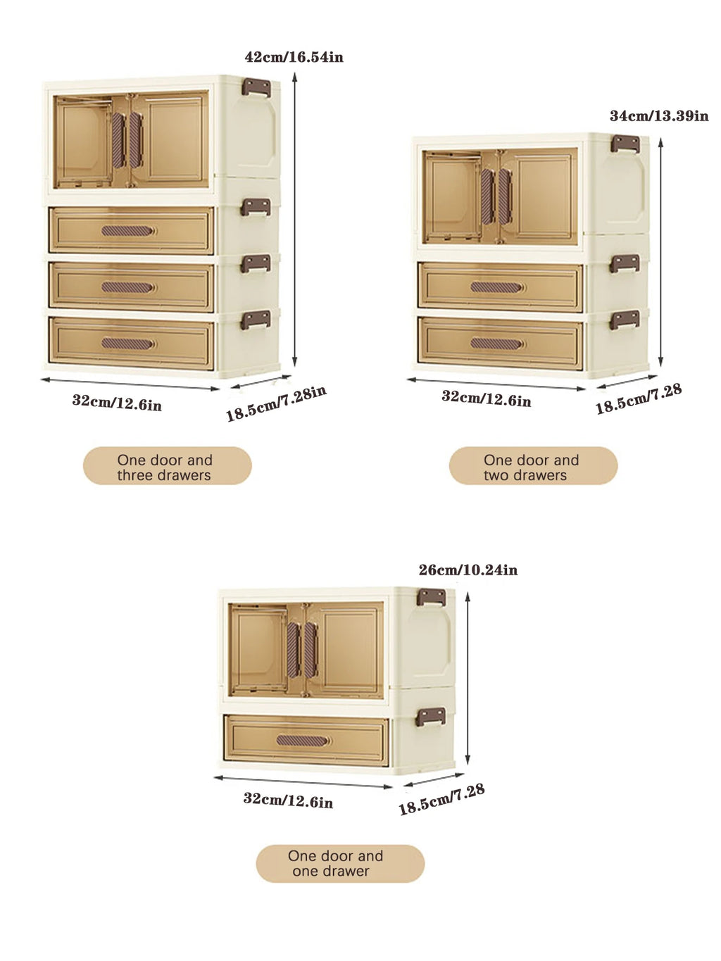 Organizador de Maquiagem Acrílico com Gavetas e Portas Magnéticas