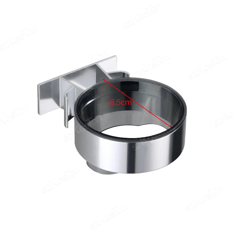 Suporte Adesivo de Parede para Secador de Cabelo e Acessórios