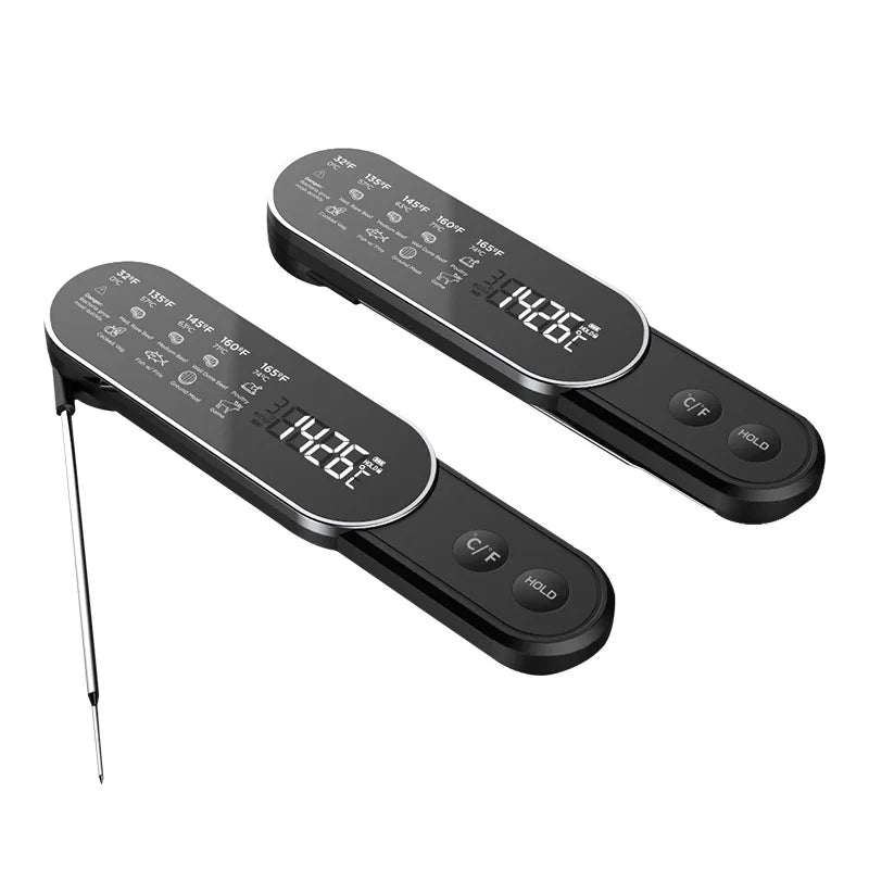 Termômetro Culinário Recarregável: Sem Fio e à Prova D'água (IP67)