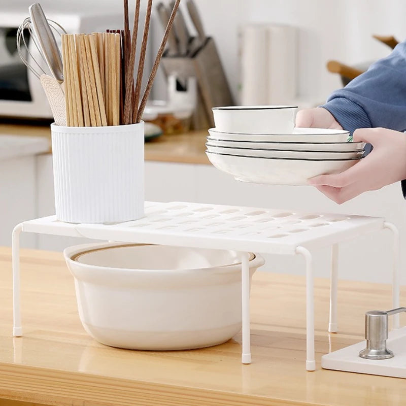 Organizador de Pia Expansível e Ajustável com Múltiplas Camadas