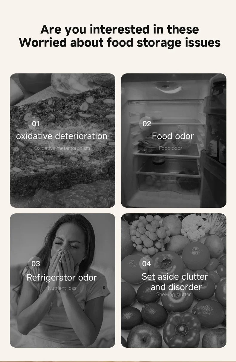 Seladora de Alimentos 30cm: Múltiplos Modos e Cortador Embutido