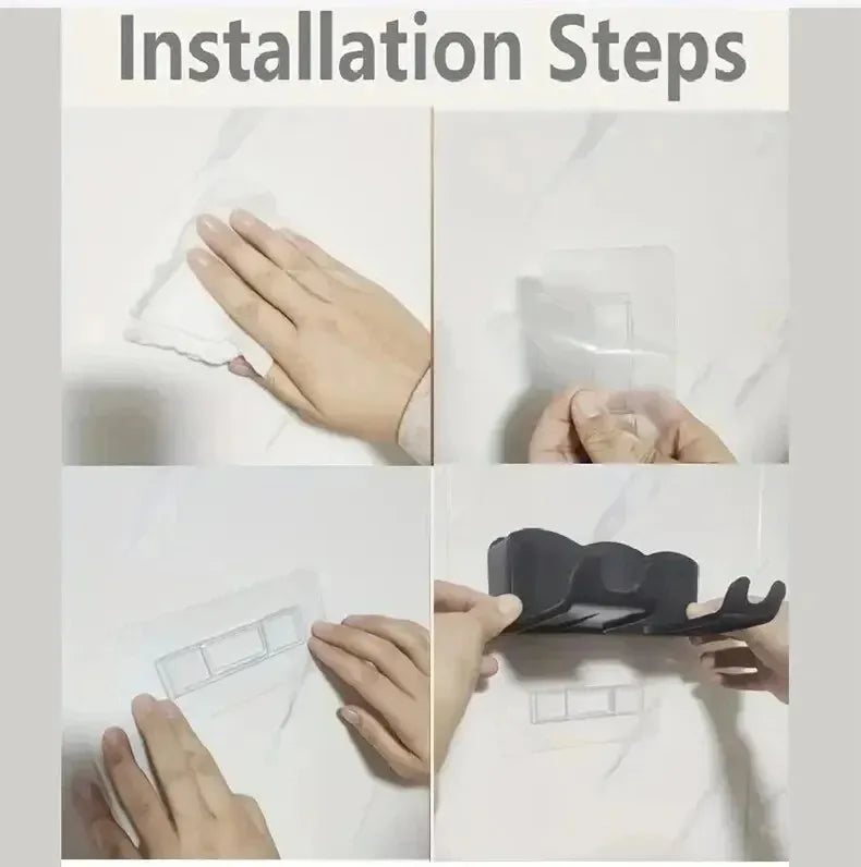 Suporte de Parede para Secador de Cabelo