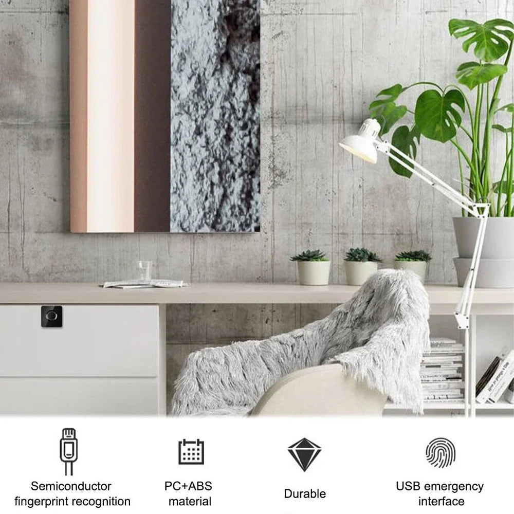 Fechadura Inteligente para Gavetas Recarregável