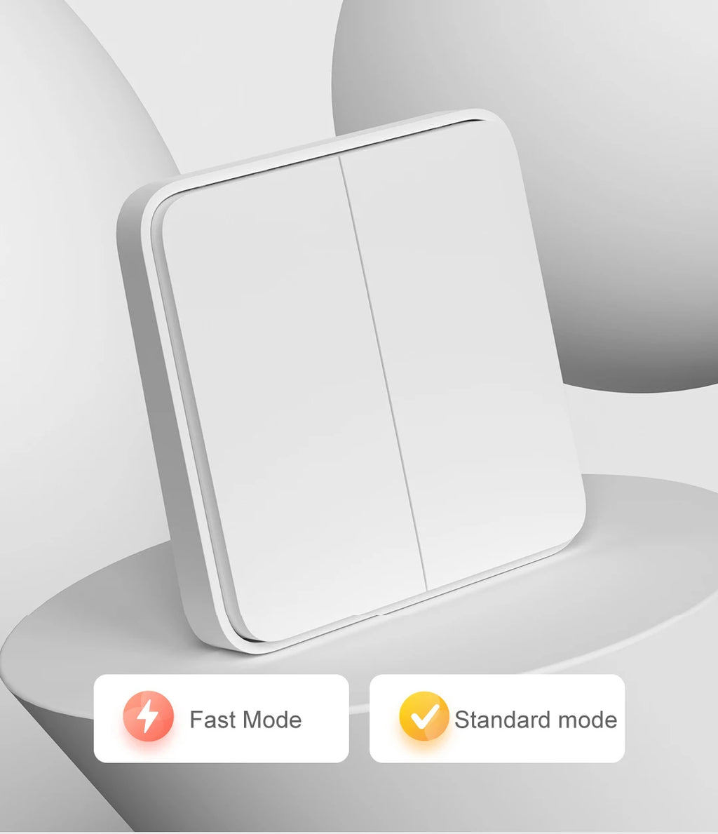 Interruptor Inteligente Xiaomi Sem Fio (Versão Tecla Dupla)