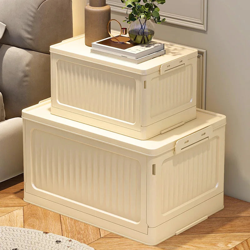 Caixa Organizadora Dobrável com Tampa (Empilhável/Multiuso)