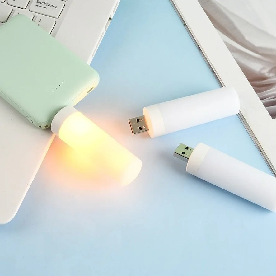 Lâmpada LED USB Compacta para Notebook e Power Bank