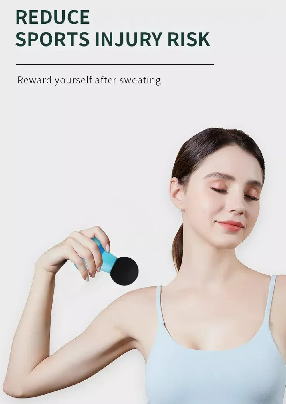 Mini Massageador Muscular para Alívio da Dor Pós-Treino