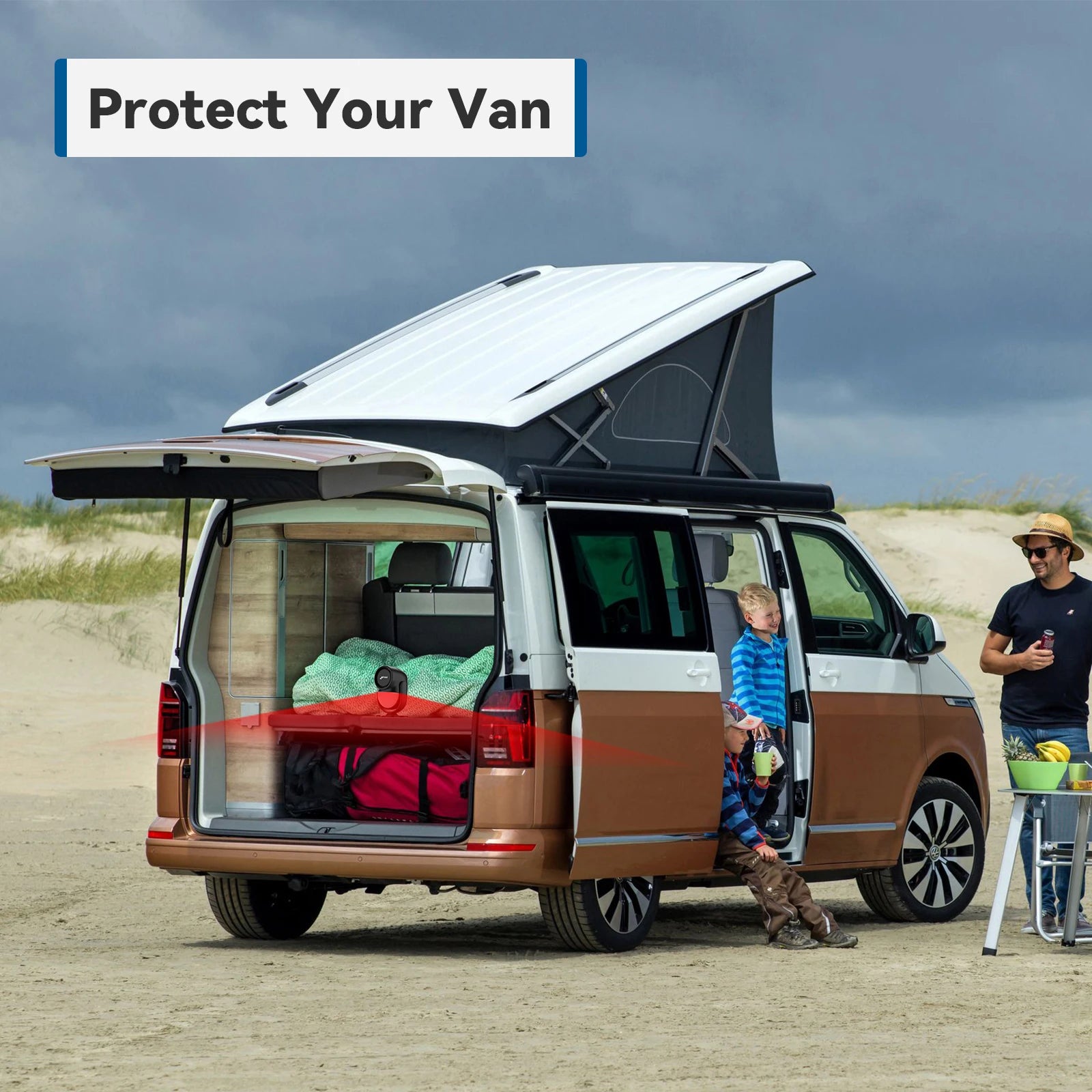 Kit Alarme Residencial com Sensor de Movimento e Controle Remoto