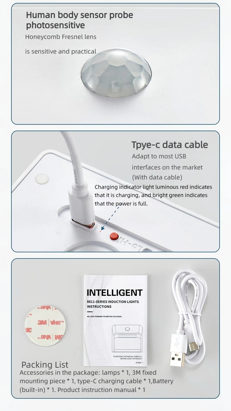 Luminária de Parede Inteligente com Sensor e Sincronização e Função Link